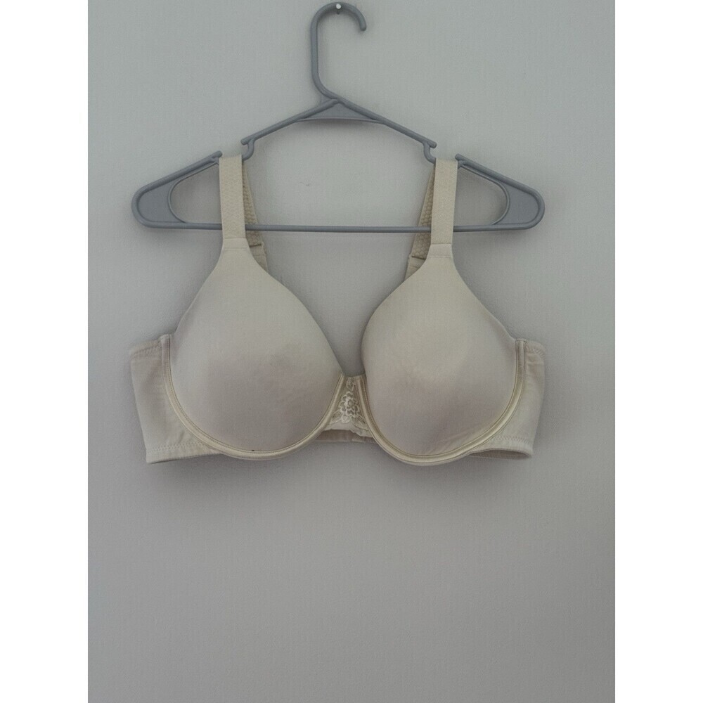 Vanity Fair Bra 40D White Back Full Coverage back smoothing Underwire 76528